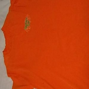 A orange sourthern girl t-shirt ( looks bigger on